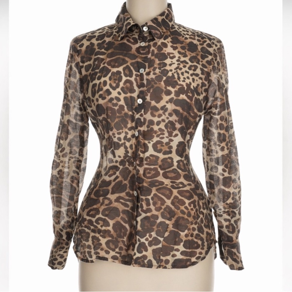 Women’s Leopard Print Blouse